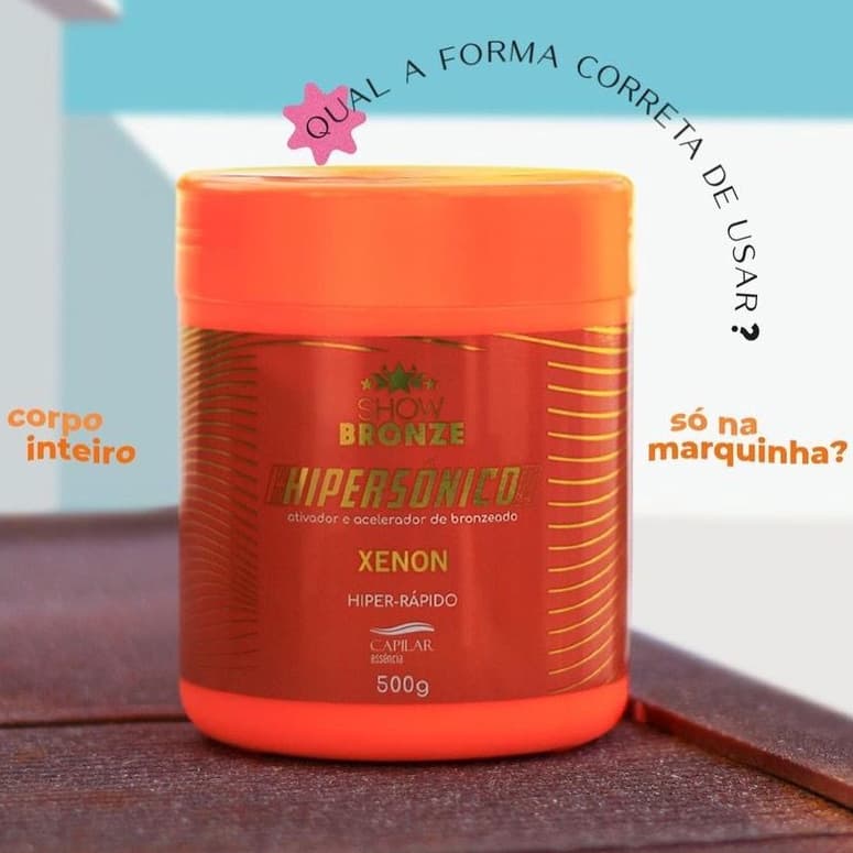 Hipersônico Xênon Capilar Essência Show Bronze 500g