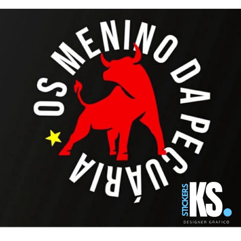 adesivo os menino da pecuária
