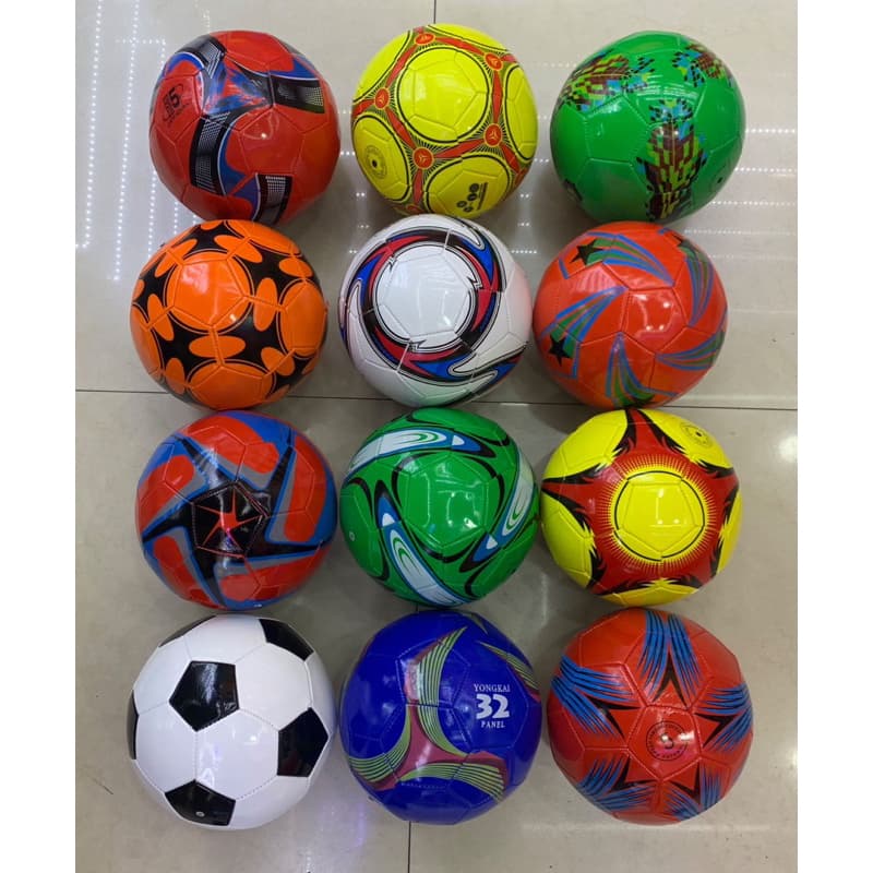 KIT 5 Bola de Futebol de Campo Tamanho Oficial- Envio Imediato Varias Cores