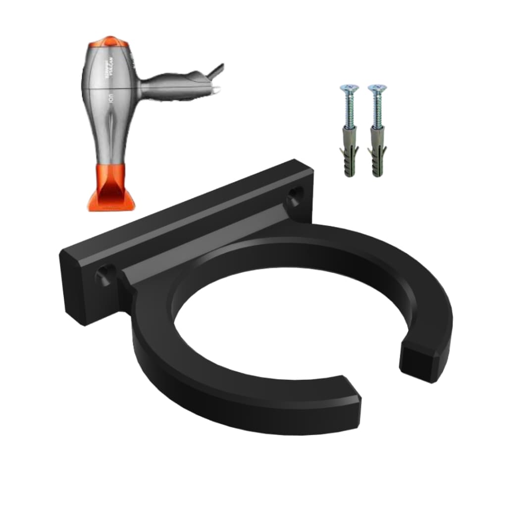Suporte Para Secador De Cabelo - Modelo Universal Salão Beleza
