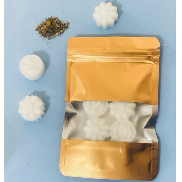 40g  Wax Melts formato florzinha no saquinho com visor