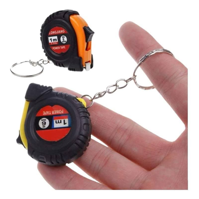 Mini Fita Métrica Retrátil Trena 1 metros Fofa Chaveiro Portátil Para Mochila Brinde Lembrancinha