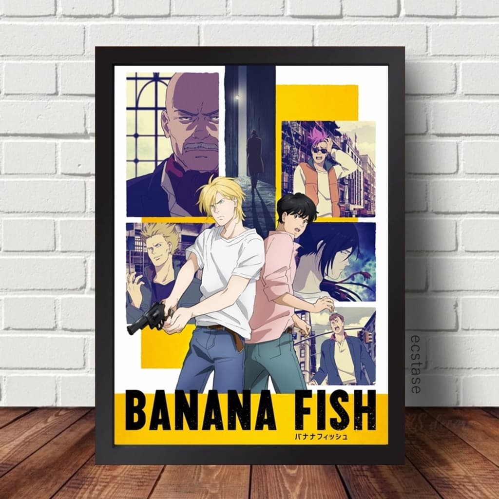 Quadro Decorativo Banana Fish Anime Alta Resolução 20x30cm