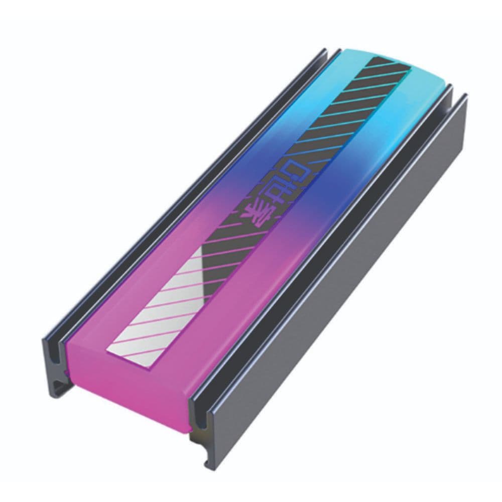 Cooler Dissipador ARGB de Disco Rígido M.2 luzes coloridas