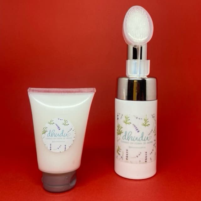 kit sabonete facial 100 ml + hidratante 60 ml, indique a sua fragrância!