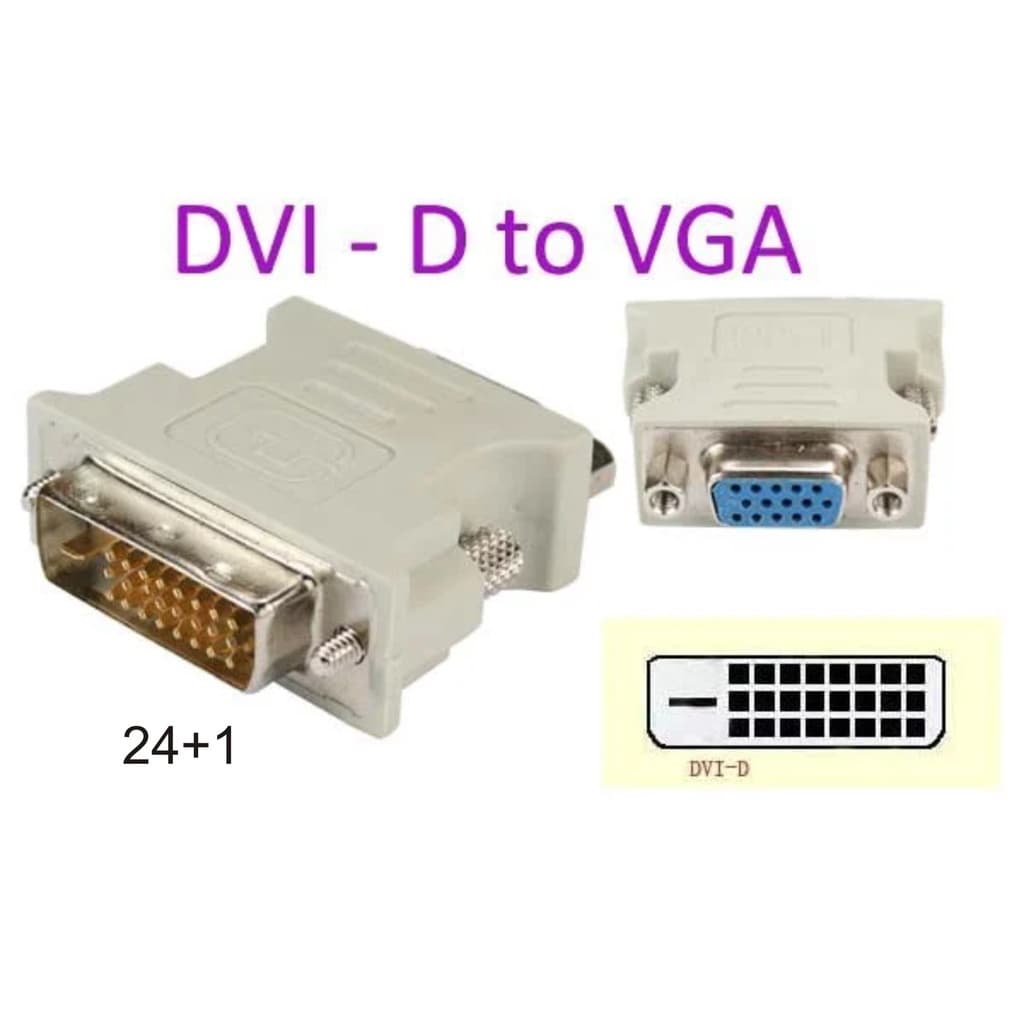 Adaptador dvi-d para Vga femea - 24+1 ws