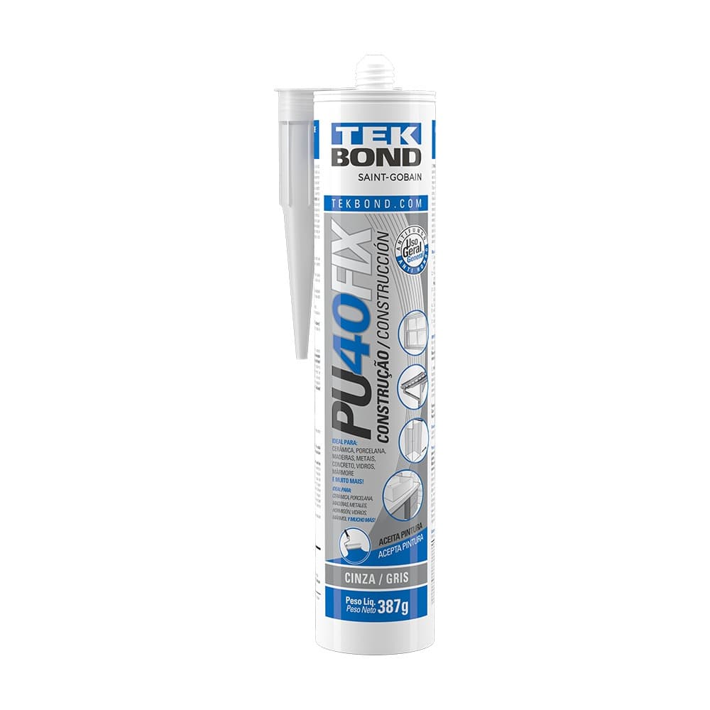 Selante PU40 FIX Cinza 387 grs Tekbond