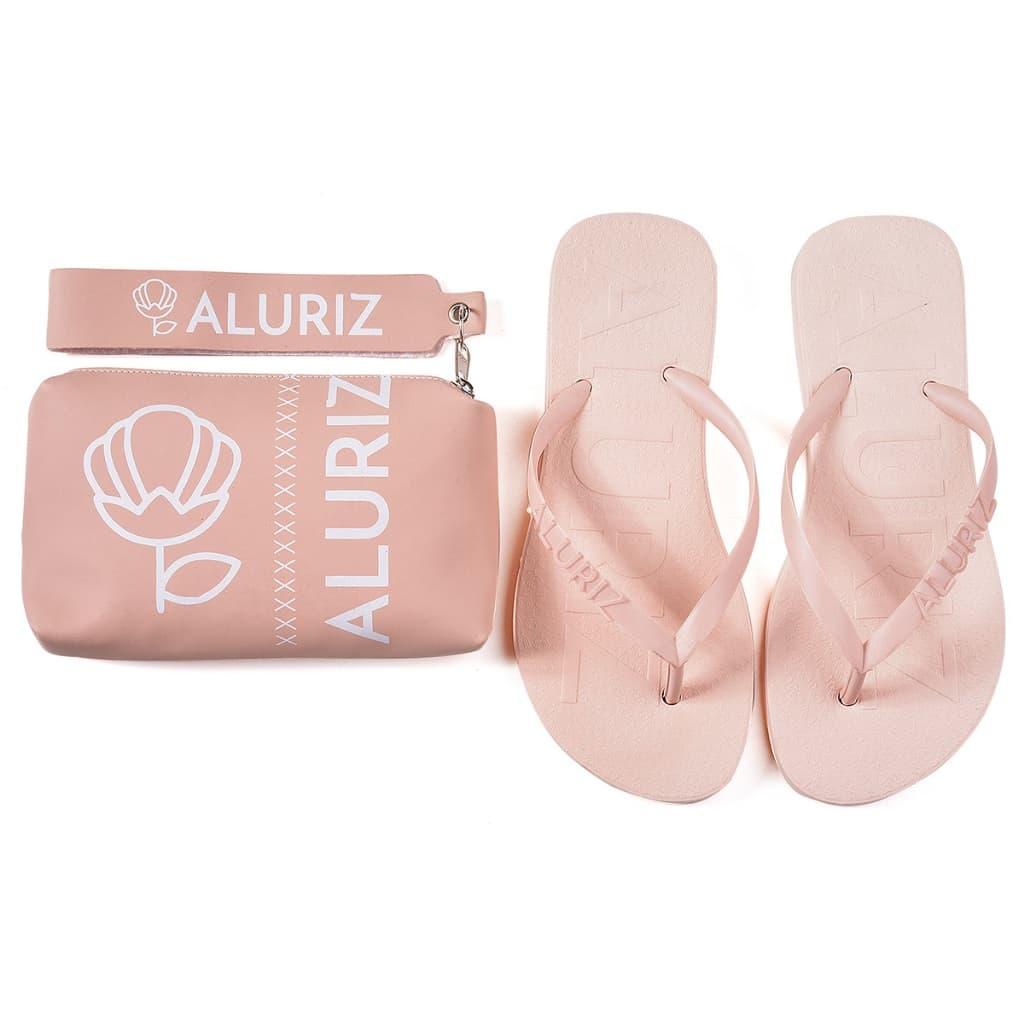Kit Chinelo Rasteirinha + Bolsa Bag Aluriz