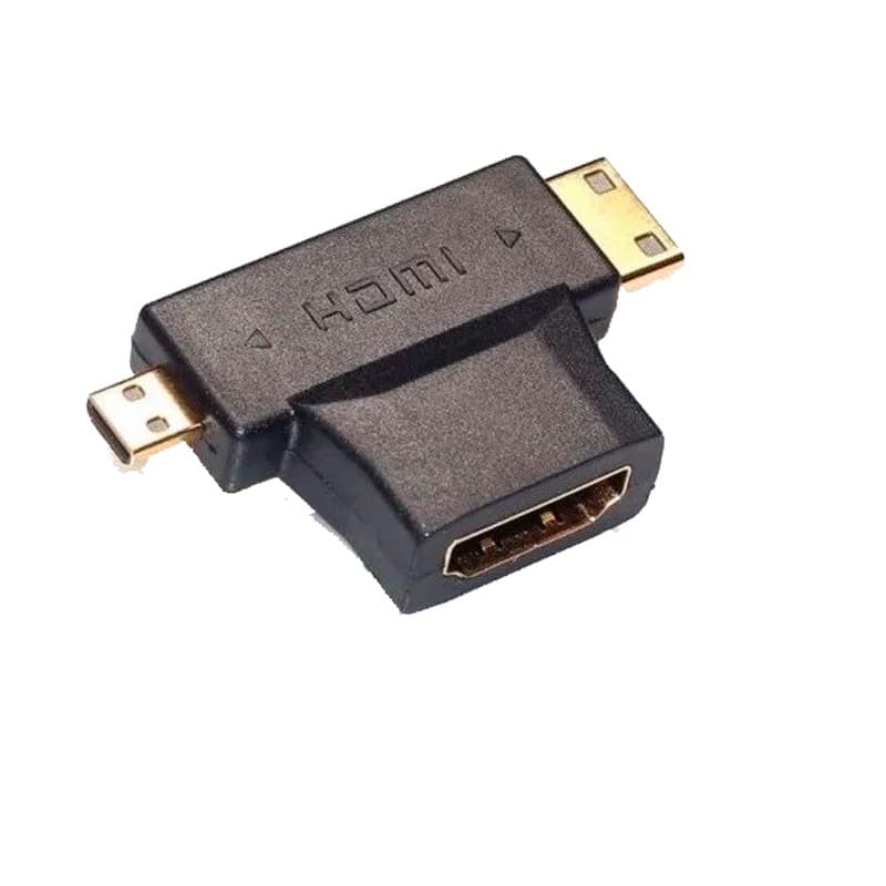 Adaptador Mini E Micro Hdmi Macho para hdmi femea ws