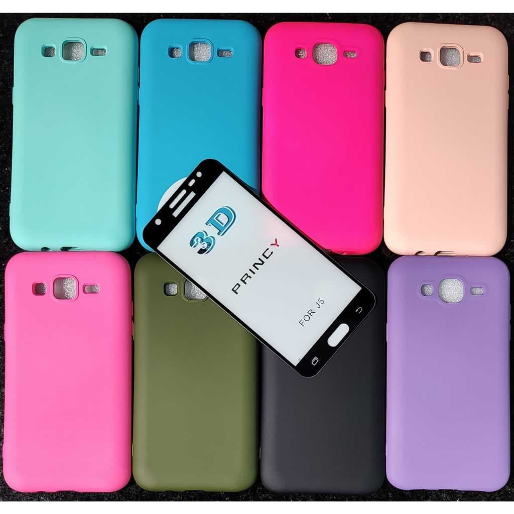 Kit Capinha e Película 5D para celular modelo J5 + limpeza de tela. Proteção Celular