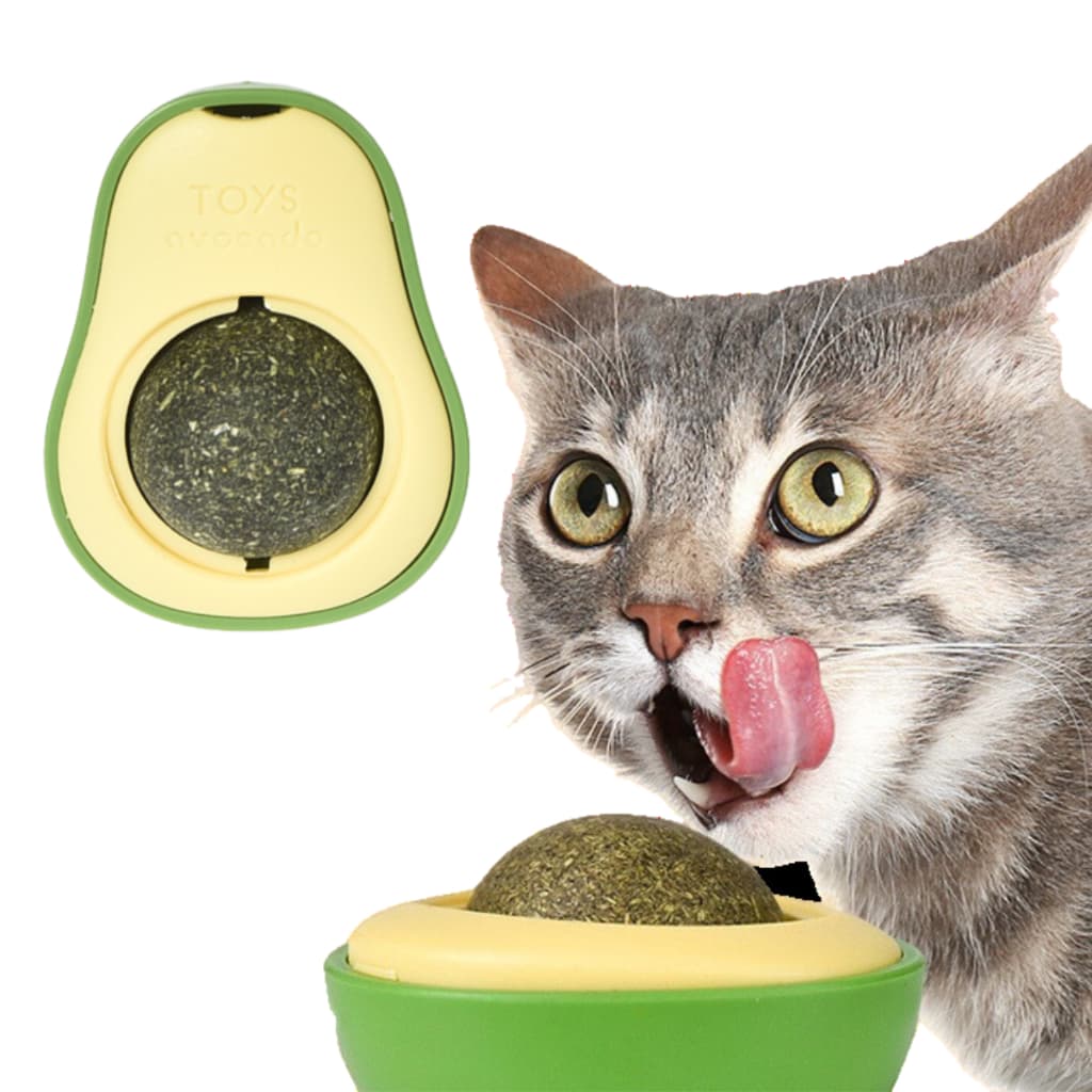 Brinquedo com Catnip Erva de Gato Natural 1 Uni Abacate/Patinha/Ovinho