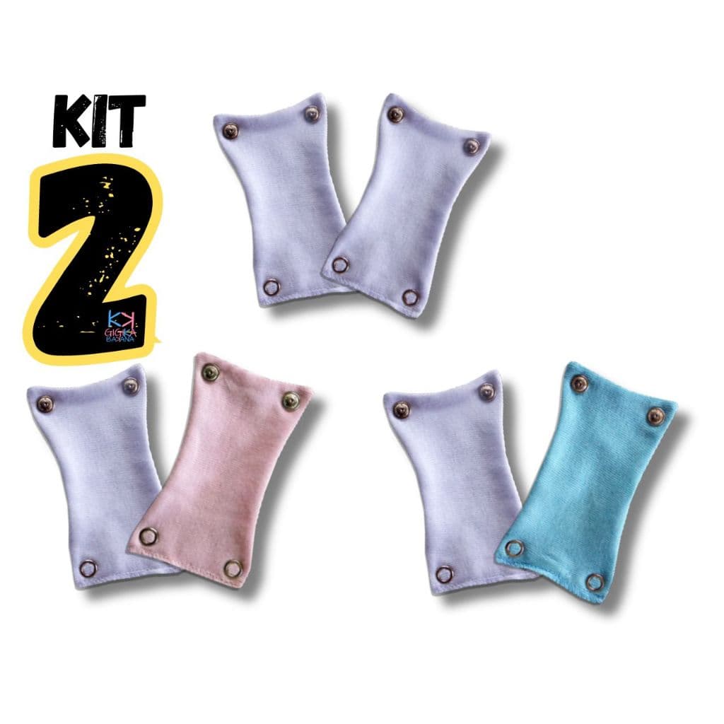 Kit 2 Extensores de Body Bebê 100% Algodão