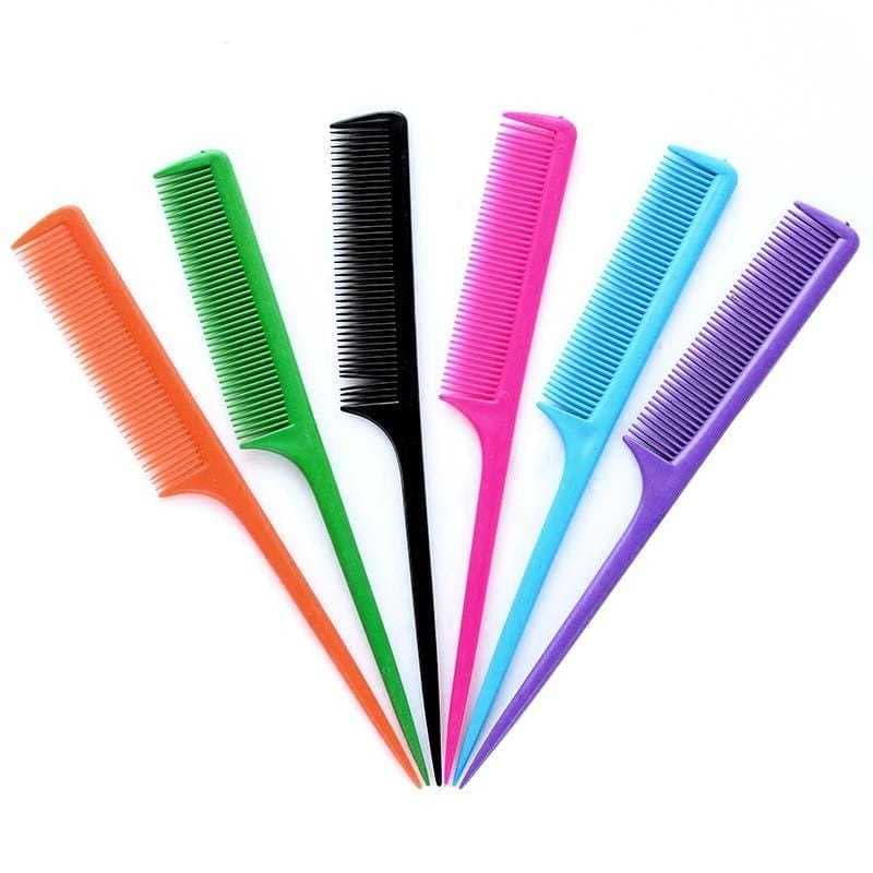 Escova Pente Profissional Cabelereiro Barbeiro pentes cabo fino 23cm