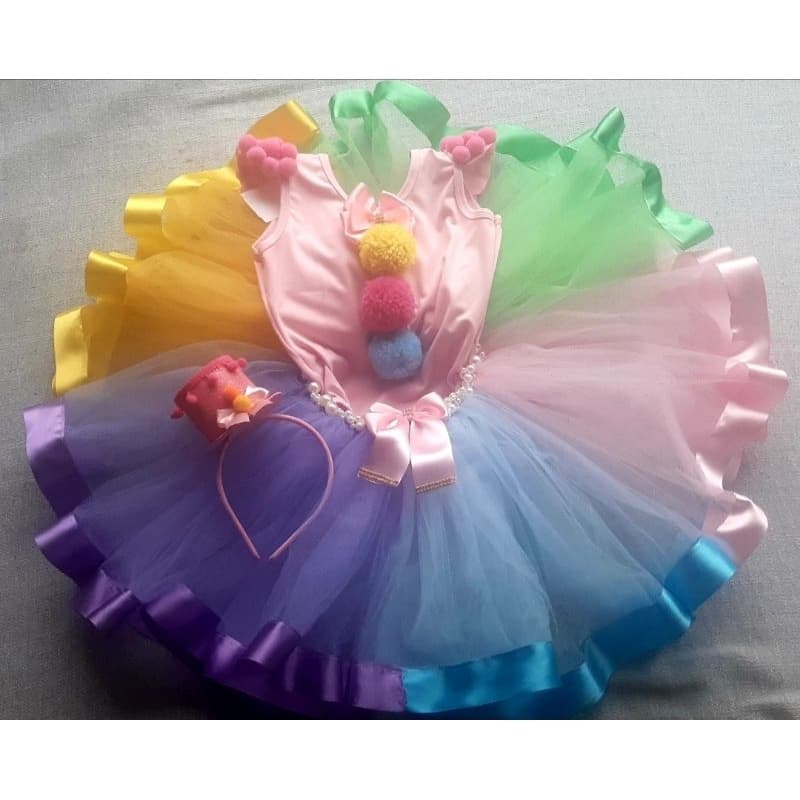 Tutu Palhacinha Colorida/ circo colorido