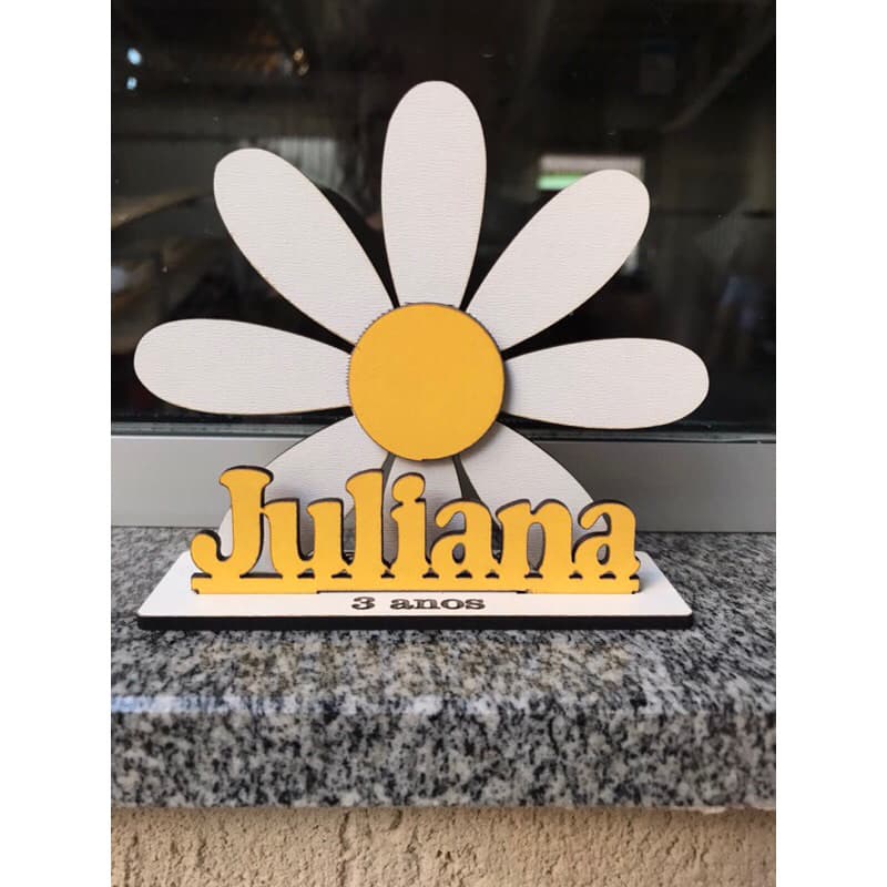 30 Lembrancinhas Margarida Personalizadas Festa Nomes Aniversário Infantil