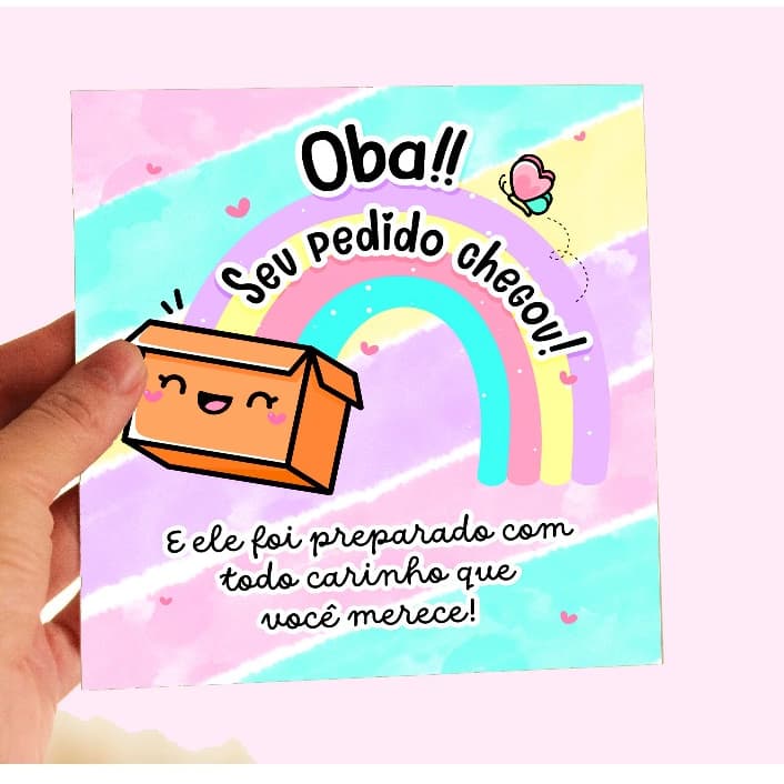50 Cartões de agradecimento