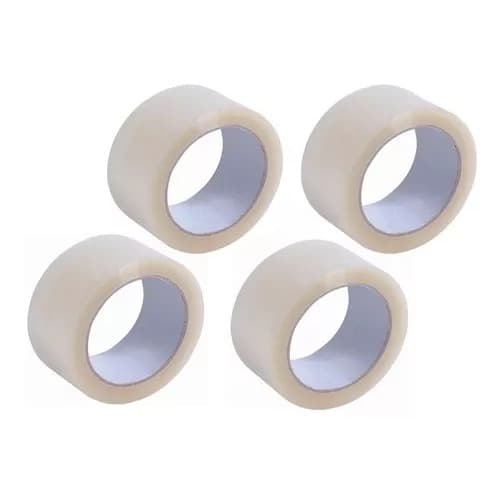 4 Fitas Adesivas SM 45mm X 45metros - Transparente - Durex