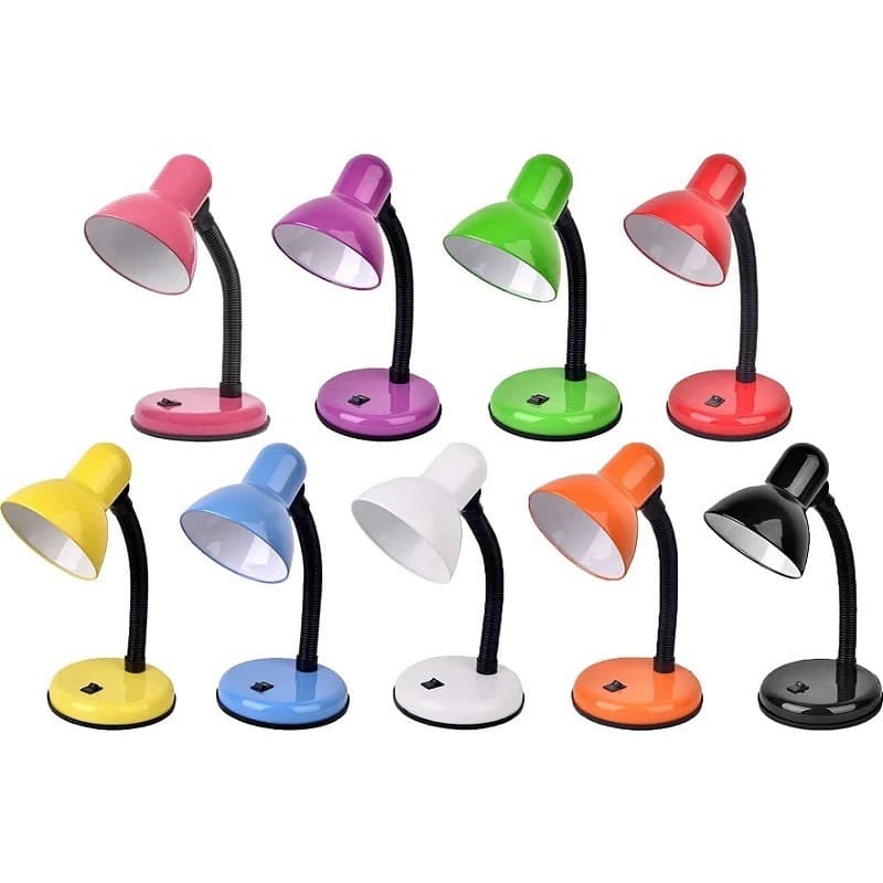 Luminária Abajur de Mesa 35cm Articulada Flex Quarto Escritório Sala E27 40W