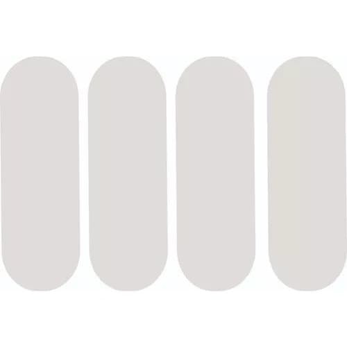 Adesivo Refletivo Capacete Moto Branco 4 Unidades Bike