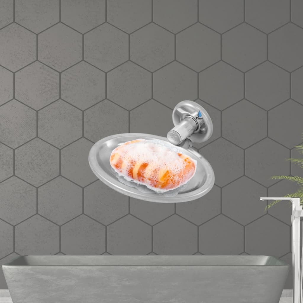Suporte Porta Sabonete Saboneteira para Banheiro em Aço Inox 304