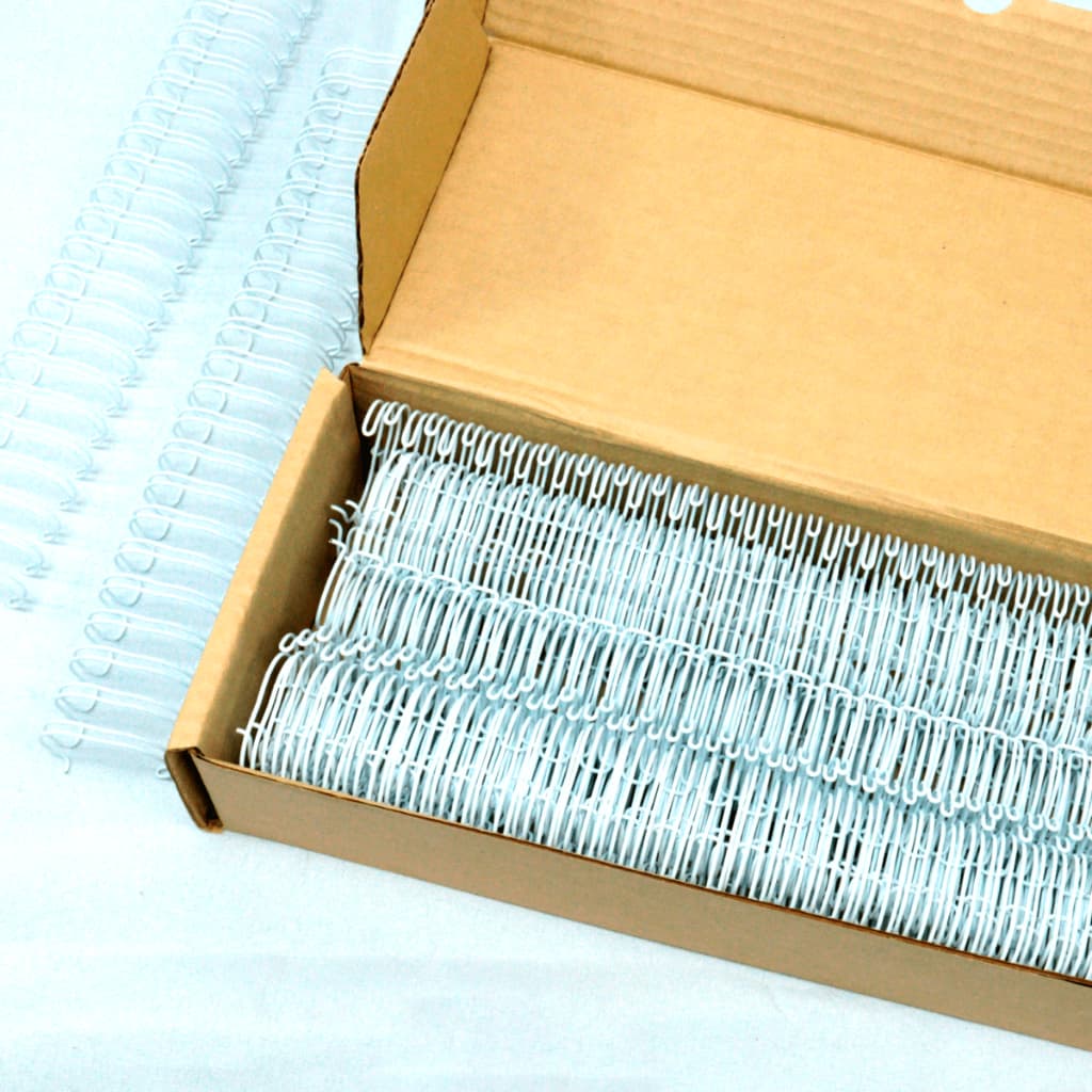 Wire-o para Encadernação 2x1 A4 Branco 3/4 para 140fls 25un