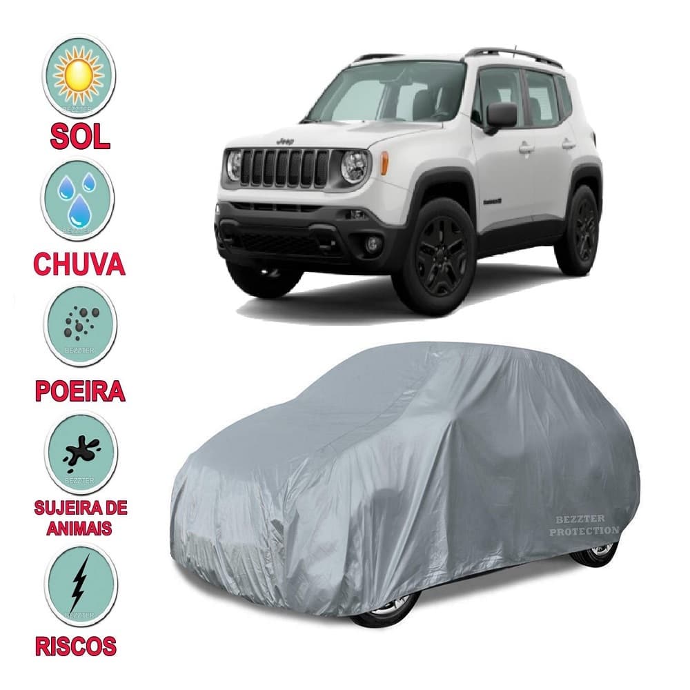 Capa Cobrir Carro Jeep Renegade 100% Impermeável Proteção Bezzter