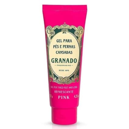 Gel Refrescante Para Pés e Pernas Cansadas Pink Granado
