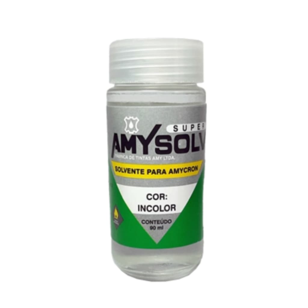 Diluente Para Tinta De Couro AMYSOLV 90ml Amycron