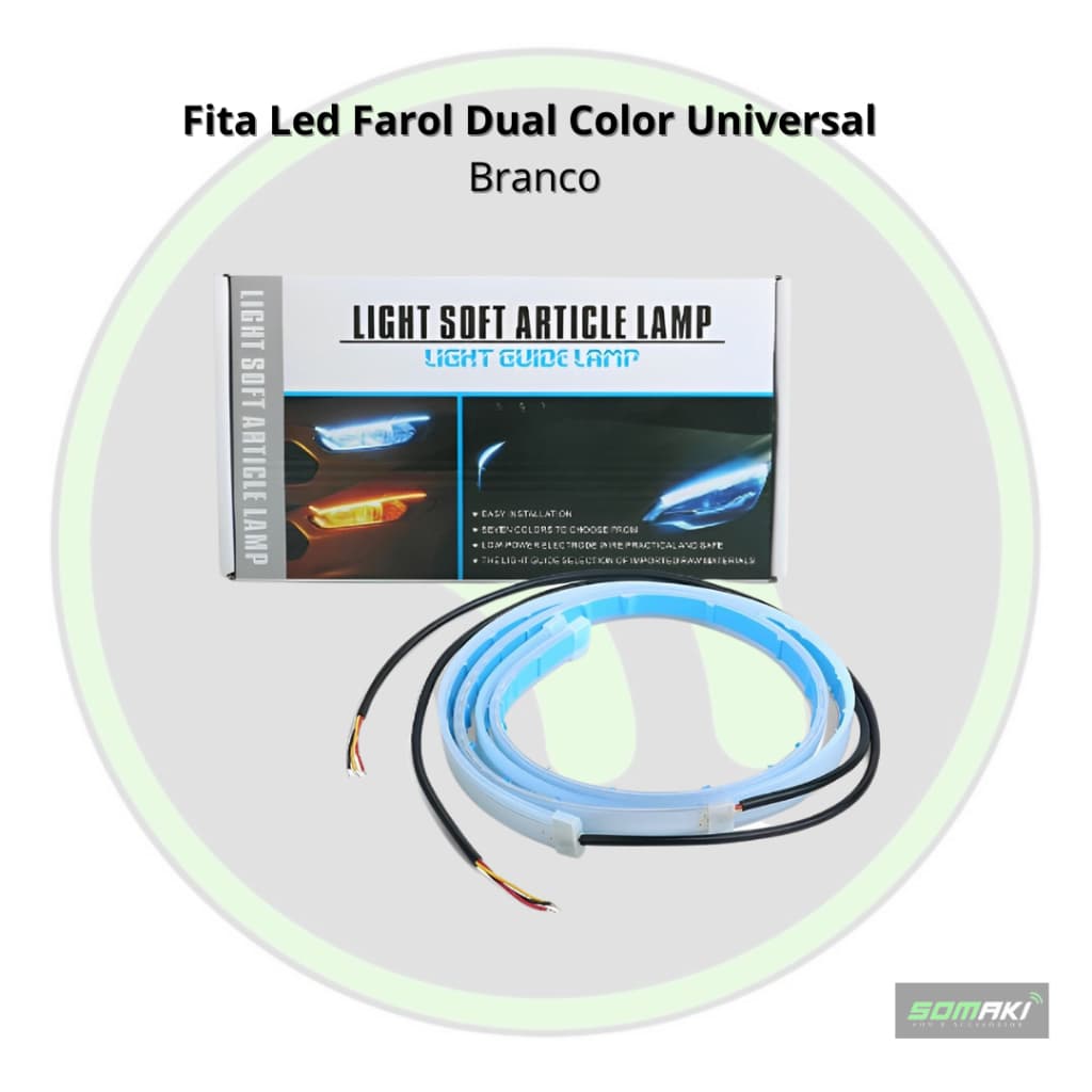 Barra Fita Led Flexivel Farol 45cm