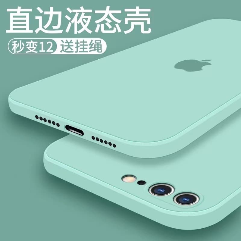 Capa Capinha De Celular para Iphone 7/8Plus Silicone Com interior Aveludado para Apple Iphone7 8 Plus