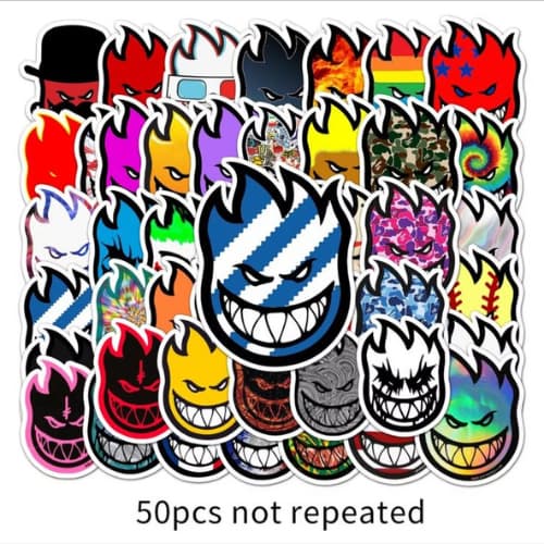 30 Pçs Adesivo De Vinil Impermeável  P001 Com Desenho De Snowboard --Spitfire-   Moda À Prova D 'Água Adesivo --  --  Skate Snowboard Retro Graffiti Vinil Adesivo Notebook Carro - Moto - Caminhão - Bike - Stickers - Marcas - Diversos Oti