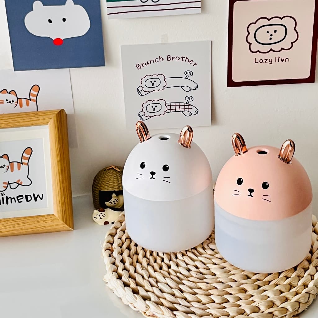 Mini Umidificador Purificador De Ar Led Usb 250ML