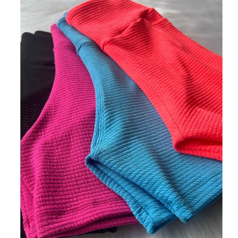 Short Fitness Feminino Cos Alto Bermuda Academia Neon