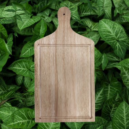 Tábua de Corte Artesanais Tabua de Carne em Madeira 22x44
