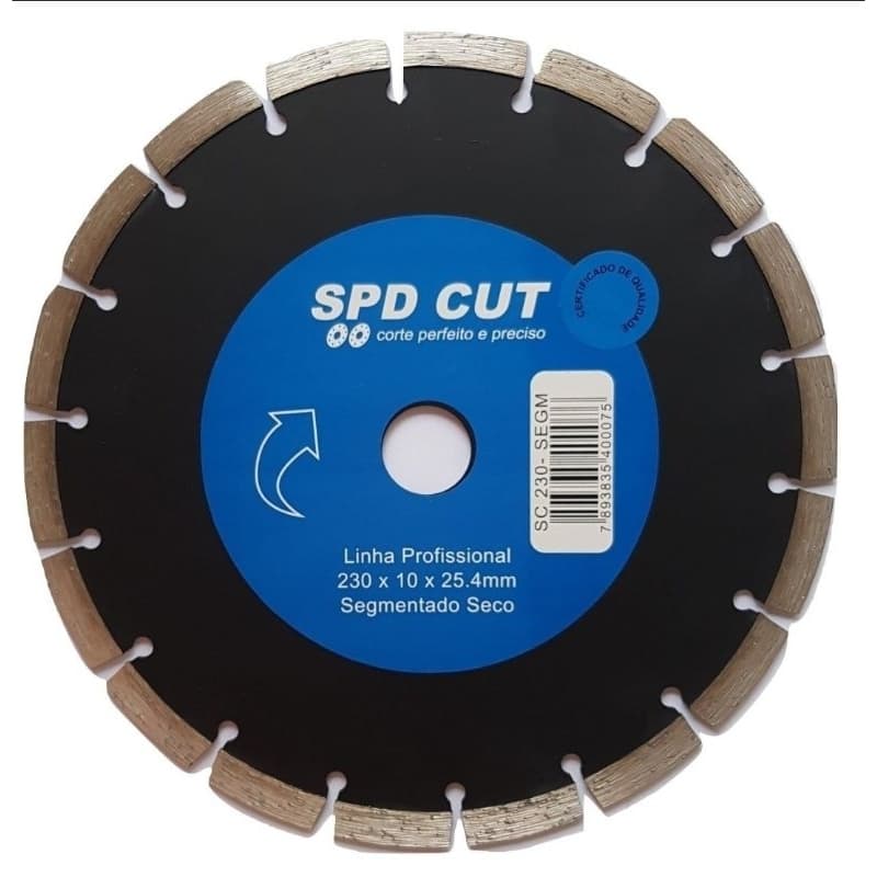 Disco Diamantado Segmentado 230mm 9 polegadas