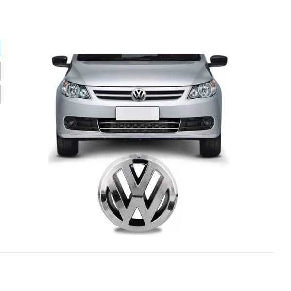 Emblema Logo Grade Gol G5 Voyage Saveiro 2008 / 2009 /2010 / 2011 /2012 cromado