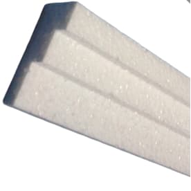 Moldura sanca isopor roda teto 10cm face kit 22 metros