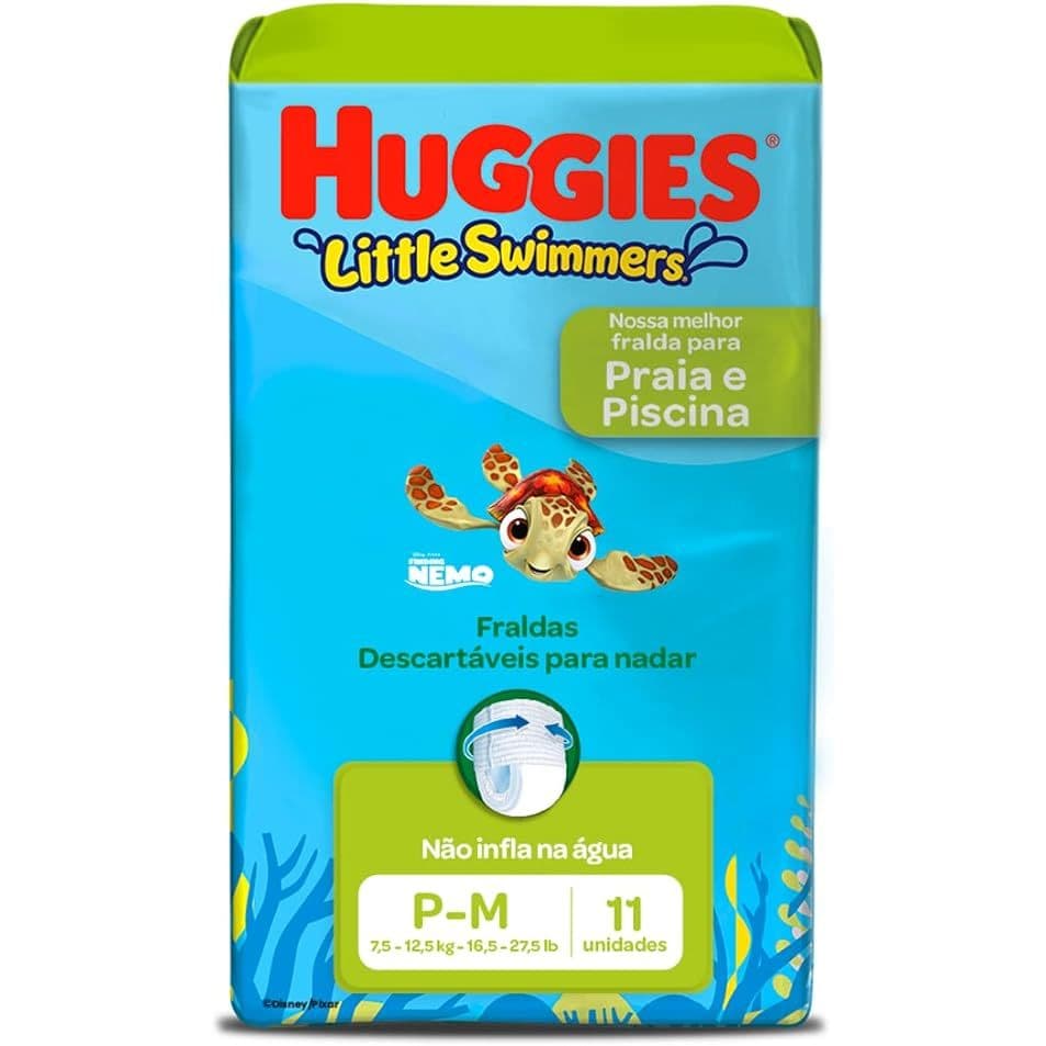 FRALDA DE PISCINA PRAIA HUGGIES LITTLE SWIMMERS P-M - 11 unidades