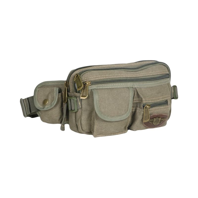 Pochete Em Lona KVN Masculina Motoqueiro Resistente Trabalho Top
