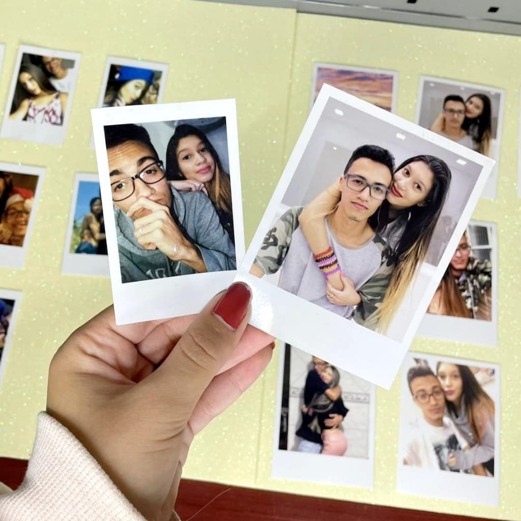12 Mini Foto em Papel Fotográfico Fujifilm