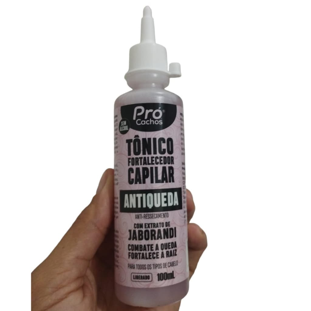 Tônico antiqueda - Jaborandi - 100 ml - Pró cachos