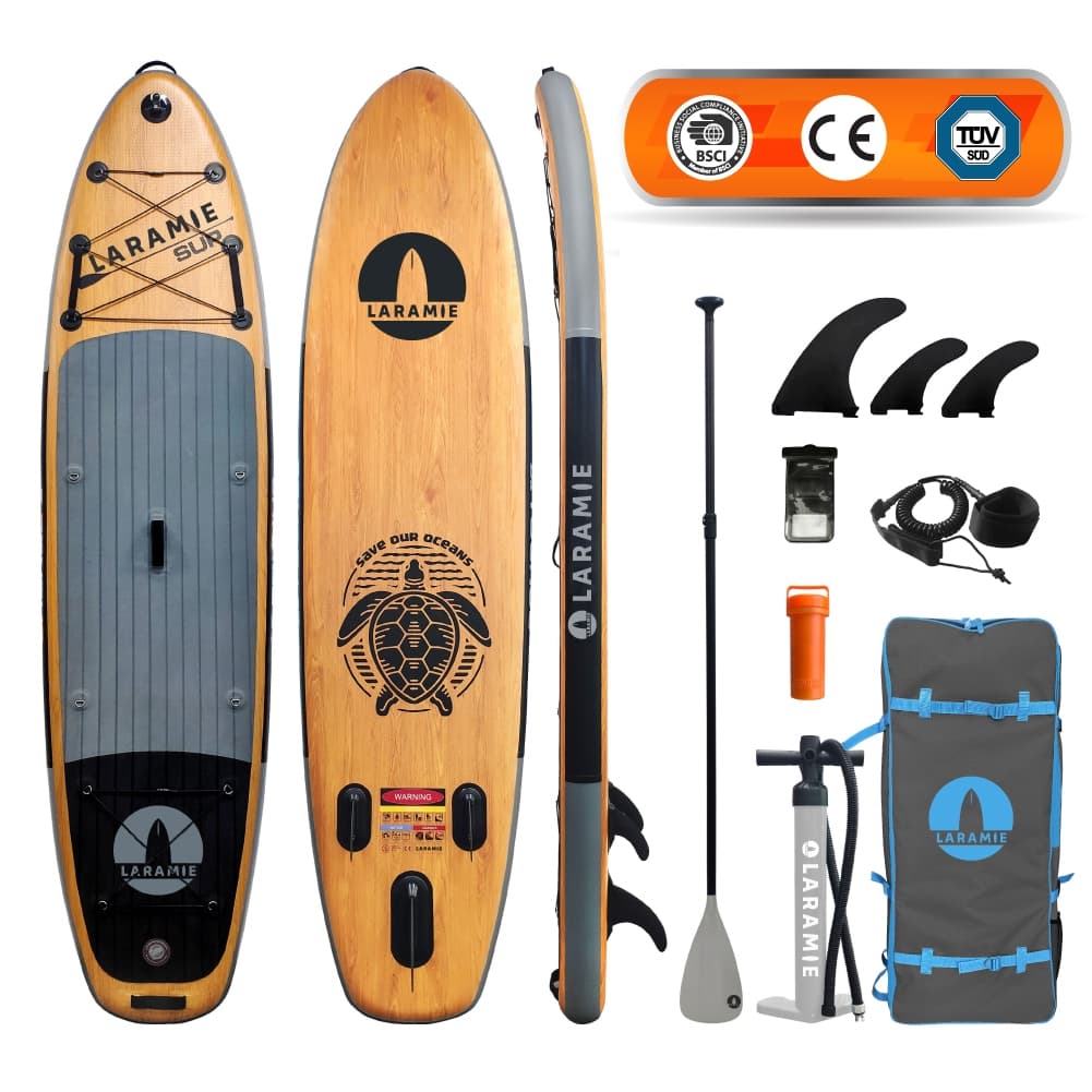 Prancha Stand Up Inflável de Alta Performance + KIT - LARAMIE - KIT-MC