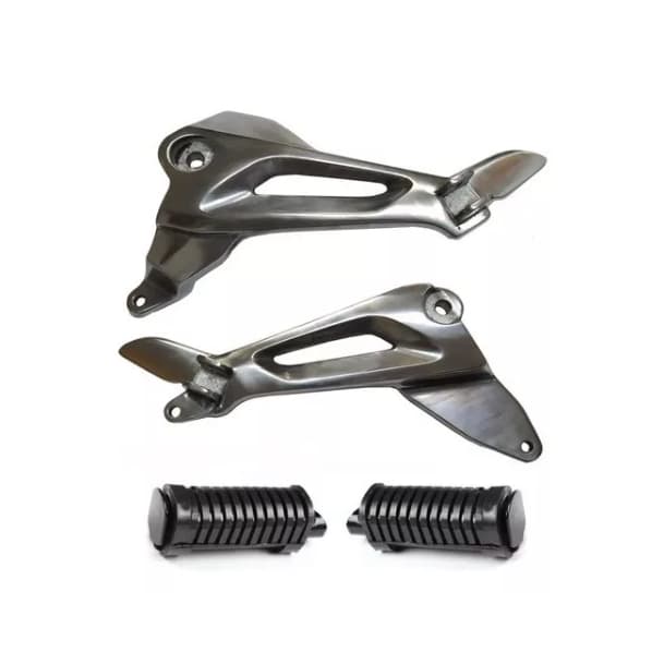 Par Bacalhau Cg Titan / Fan 150 2009/13 Polido + Par Pedaleiras