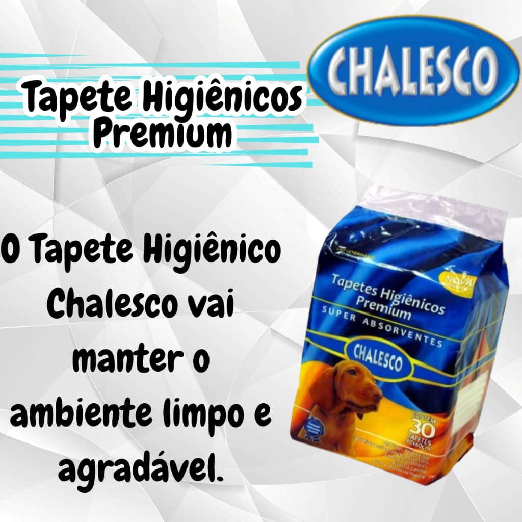 Tapete Higiênico para Cães 30 Unidades - Chalesco