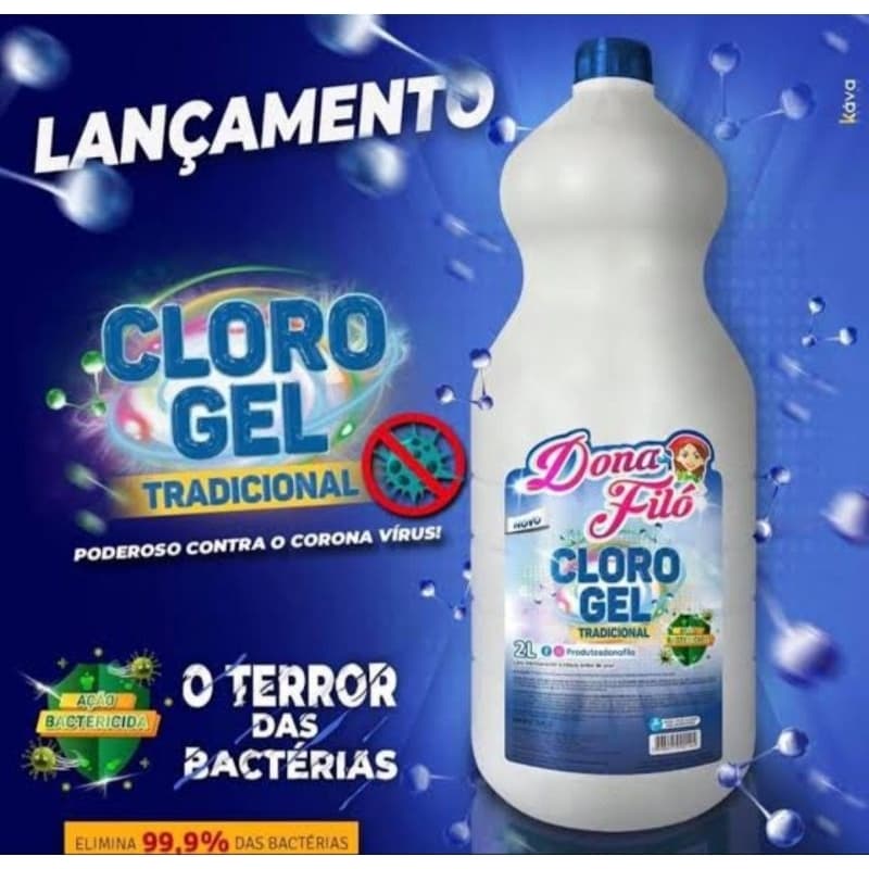 cloro gel concentrado 2 litros