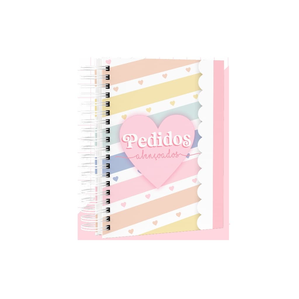 Caderno de Pedidos - Controle de Pedidos Capa dura Personalizado - Nome na capa ou logo da loja