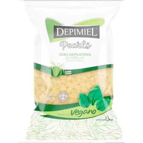 Depimiel Cera Depilatória Vegana Capim Limão 1Kg