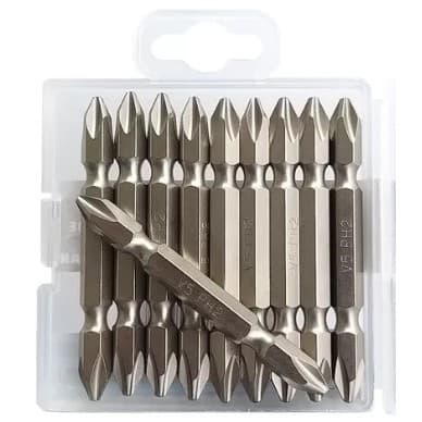 JOGO DE PONTEIRA 65MM C/10 UNIDADES  PHILIPS  PARAFUSADEIRA IMA MAGNETICAS- FACIL USO