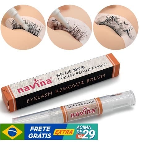 Removedor Escova Caneta De Profissional Navina Rápida Cílios Gel