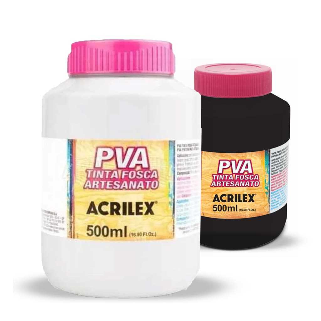 Tinta Fosca PVA Acrilex - Artesanato 500ml